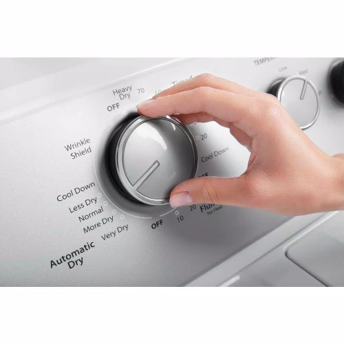 Whirlpool 7.0 cu. ft. 120Volt White Gas Dryer with AutoDry Drying